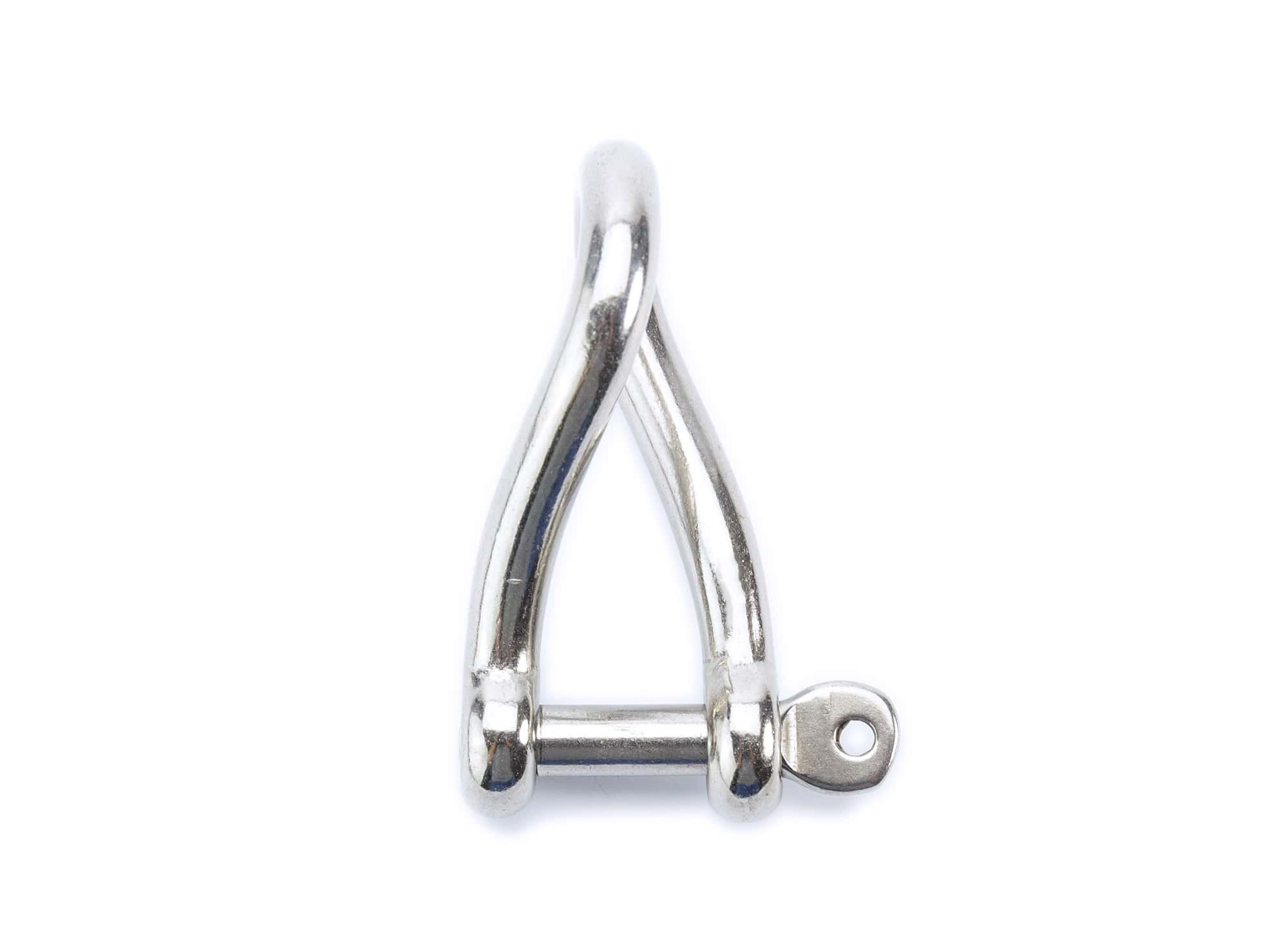 Stainless Steel AISI 316/a4 Shackle 10mm with captive bolt 