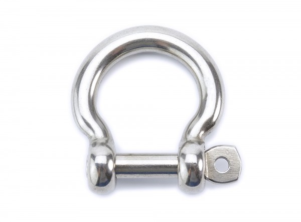 Stainless Steel Shackle Bow 12 mm Captive Pin